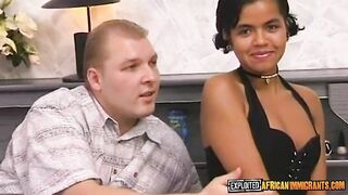 Ebony Immigrant Babe Fucked Deep By Horny German Expat