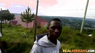 African Amateur Teen Couple Having a Quick Hard Fuck