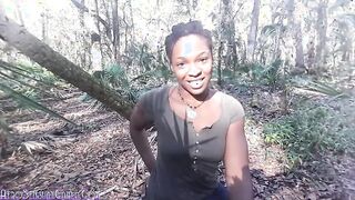 Wild Girl Wooded Squirting Outdoor Masturbation