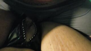 KINKY PUERTO RICAN PUSSY GETS FUCKED IN FETISH WEAR CUMSHOT POV