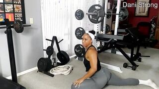 hot couple tares off yoga pants she squirts then eats her creampie | free