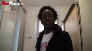 Fun Movies Black guy celebrates inside a white girl