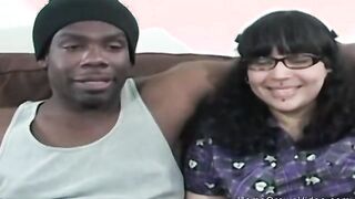 Pierced amateur fucks her boyfriends big black cock