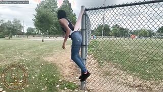 Ebony Hanging Wedgie Teaser