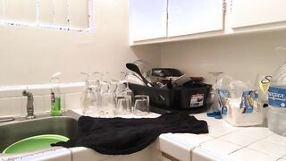 Kitchen Counter CumsShot With BBC Verbal