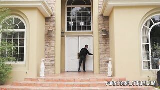 Latina Havana Ginger pegging her husband with a strapon